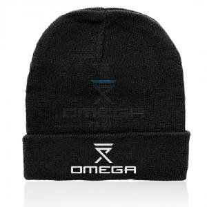 OMEGA 100210 OMEGA woolen hat - black