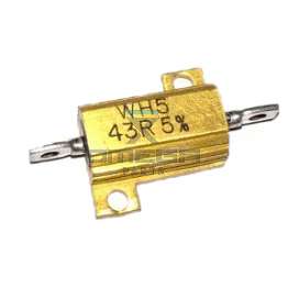 OMEGA 110104 High power resistor 10W | 43 Ohm