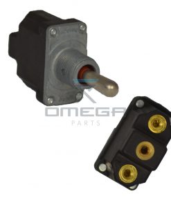 UpRight / Snorkel 3020016 Toggle Switch - 3 pos - spring return to center - SPDT 