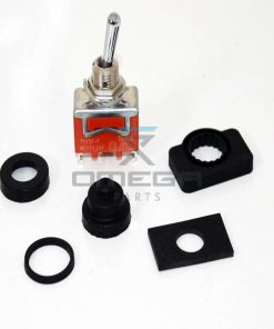 OMEGA 130404 Toggle Switch - 2 pos -spring return - singe contact