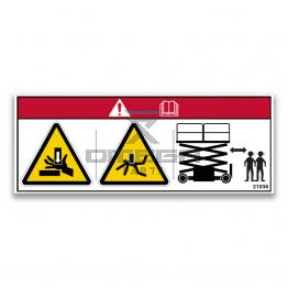 GMG 21036 Decal - hazard - symbols