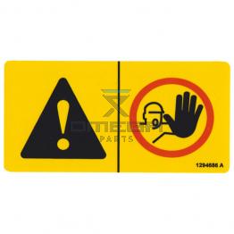 Genie Industries 1294686 Decal - improper situations