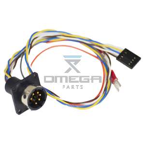 UpRight / Snorkel 502587-001 Socket with harness - for upper control box