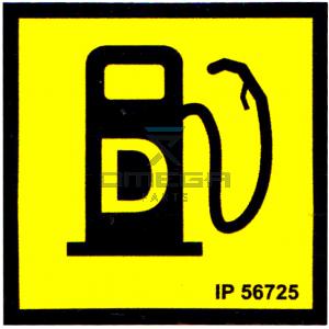 NiftyLift P14414 Decal - Diesel fuel