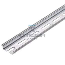 OMEGA 182004 Mounting rail, DIN EN 60715, Steel, 2000 mm, galvanized