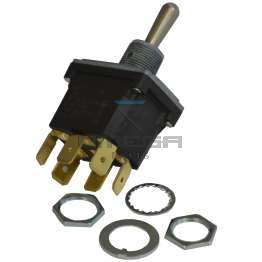 OMEGA 184752 Toggle switch - 3 pos - spring return to center - double contact - quick disconnect