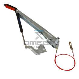 UpRight / Snorkel 25-0217/9 Handbrake with gas strut with red handle 