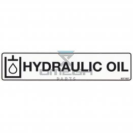 UpRight / Snorkel 0071927 decal hydraulic oil