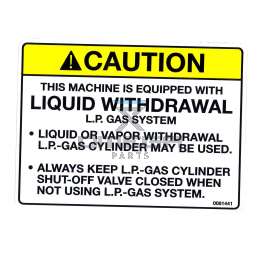UpRight / Snorkel 0081441 liquid withdrawl