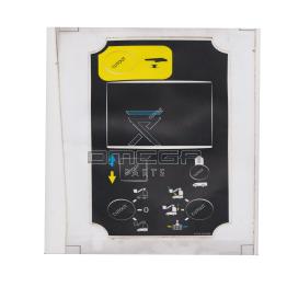 UpRight / Snorkel 512418-000 Decal lower controls - MB series