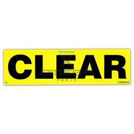 Skyjack 129839 Decal - Clear (Small)