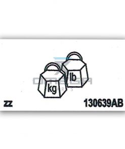 Skyjack 130639 Decal - Overload Pictorial