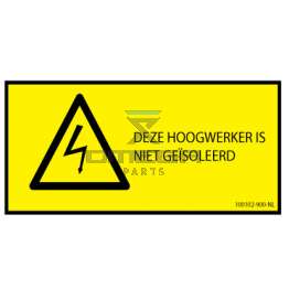 UpRight / Snorkel 100102-900-NL Decal - not isolated - NL