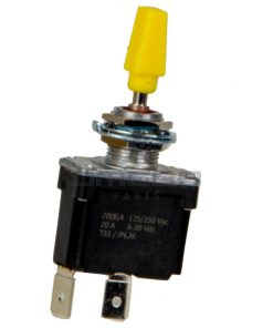 JLG 4360336S Toggle switch - with yellow level. 2 positions - all fixed. SPST