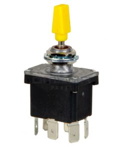 JLG 4360331S Toggle switch - with yellow level. 3 positions - all fixed. DPDT