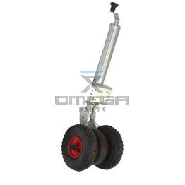 UpRight / Snorkel 510042-000 Heavy duty jockey wheel w/double wheel