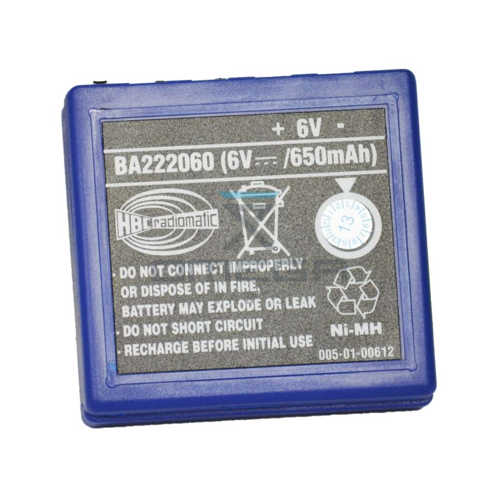 HBC Radiomatic BA222060 Battery FuB 3A / NiMh 6V / 650mAh | blue 