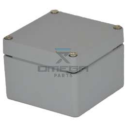 OMEGA 326100 Alu. wiring box - 120 x 122 x 88 mm 