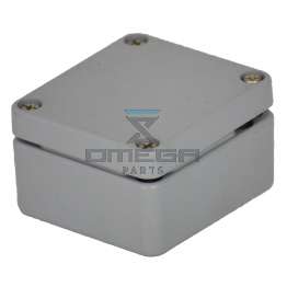 OMEGA 326102 Alu wiring box - 64 x 58 x 34 mm