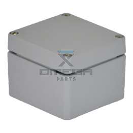 OMEGA 326104 Alu wiring box - 80 x 75 x 57 mm