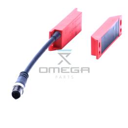 OMEGA 328106 Magnetic Non-Contact Safety Switch - rectangular  - with M12 connector