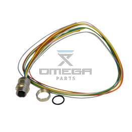 OMEGA 329012 Connector m12 speedcon - 8 pol - panel mount - with 50 cm wiring
