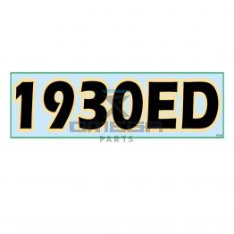 GMG 830126 Decal 1930-ED 570x130mm