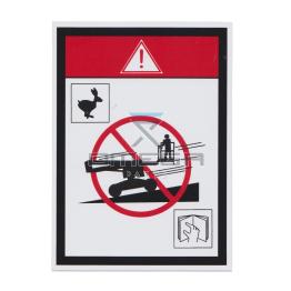 Haulotte 3078143970 Decal - warning