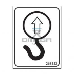 GMG 268552 Decal - lifting point