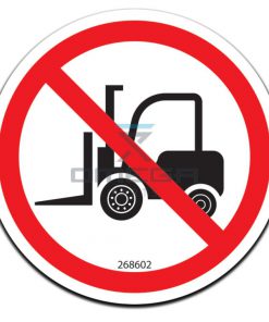 GMG 21045 Decal - no forklift here