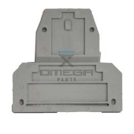 OMEGA 414012 End plate for terminal UKK3/5