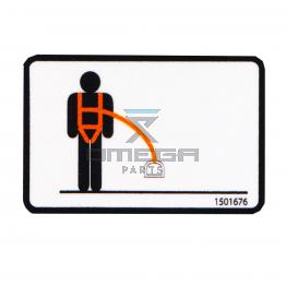 UpRight / Snorkel 00150448 Decal danger electrical hazard