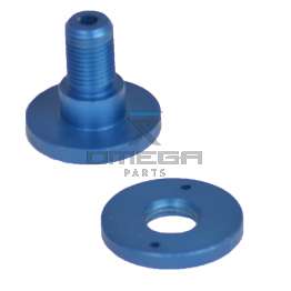OMEGA 418298 Adapter fitting 1/4" outer thread