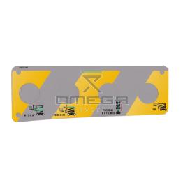 UpRight / Snorkel 104331-000 Decal upper control