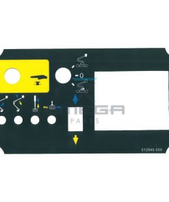 UpRight / Snorkel 512940-000 Decal lower controls