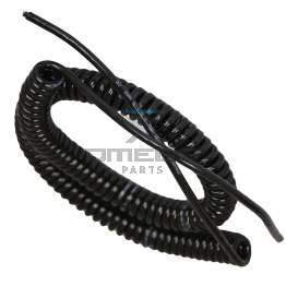 OMEGA 440296 Spiral cable - 3x 1,5 mmq | lenght extended 3 m