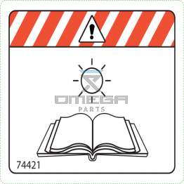 OMEGA 74421 Decal Manual Clear Vision