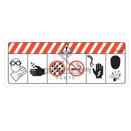OMEGA 74426 Decal Safety Precautions