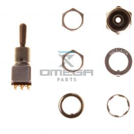 Omega Parts & Service 458498 TW Toggle switch 3 Momentary (ON)-OFF-(ON)