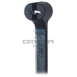ABB 7TAG009130R0004 Ty-rap - 3,6x208mm - black - stainless steel locking lip - per 1000