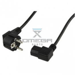 OMEGA 459232 Power cord - 90 degrees