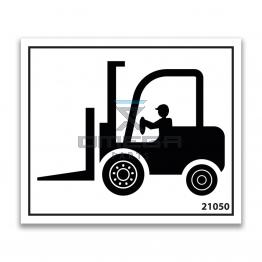 GMG 21050 Decal - Fork lift here 