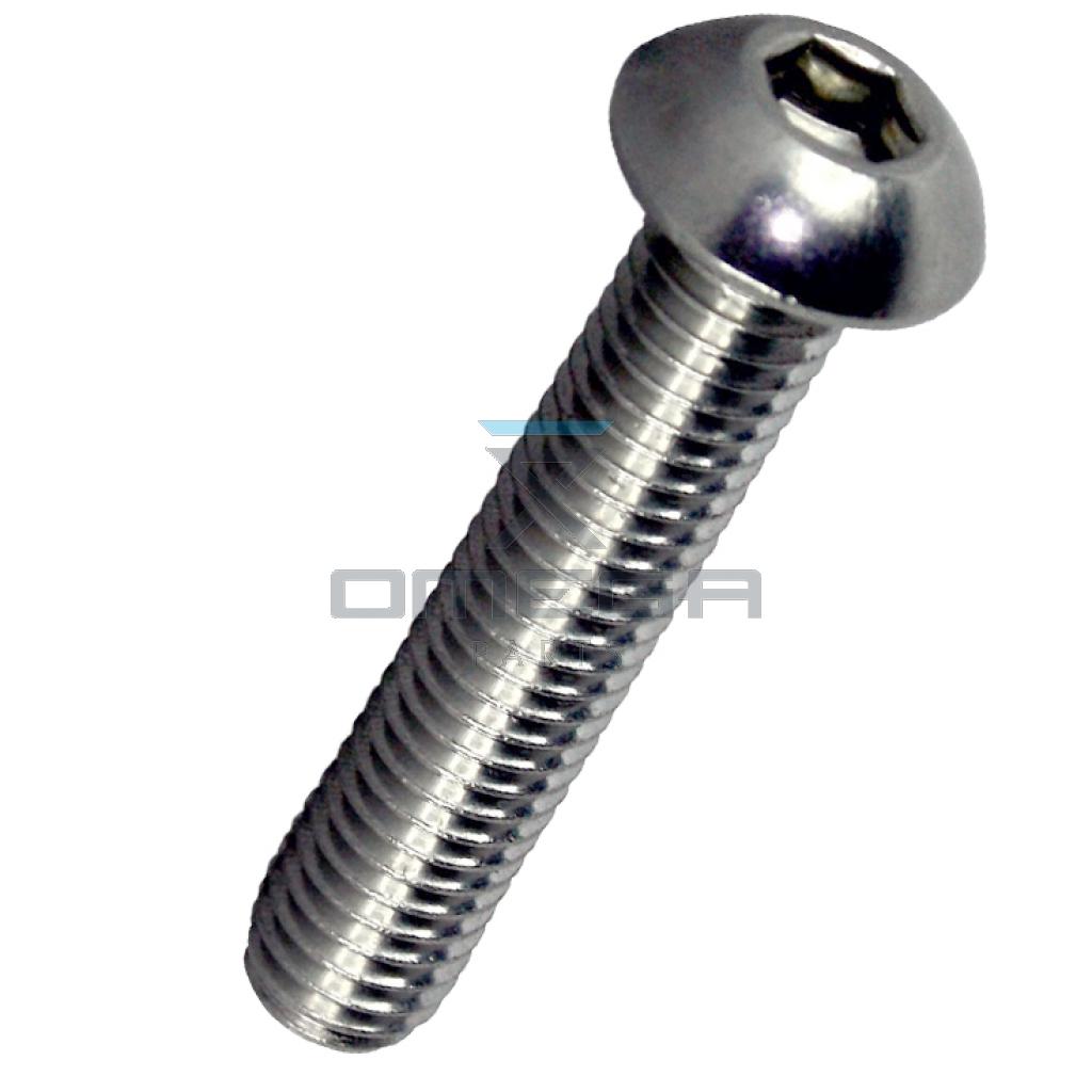 OMEGA 459930 Socket Button Screw Stainless Steel M5x20