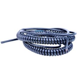 OMEGA 471534 Spiral cable - 8x0,5 - 900 / 3600mm - shielded