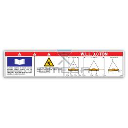 OMEGA 476684 Decal - safety evenaar