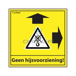 OMEGA 476946 Decal_Geen hijsvoorziening rechts