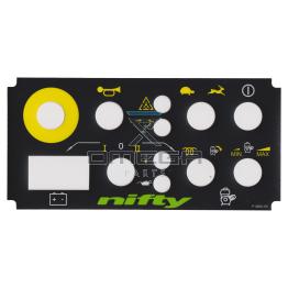 NiftyLift P18961 Decal upper controls HR12 - SD170