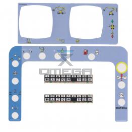 Haulotte 4001200790 Decal kit - upper control 