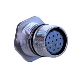 OMEGA 484770 Flange connector - 6-pol - for pins
