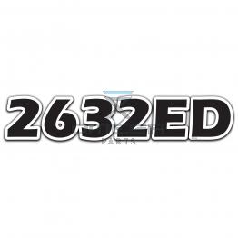 GMG 830122 DECAL - 2632ED - 525x102mm
